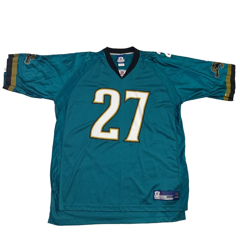 Rashean Mathis #27 Jacksonville Jaguars Reebok Jersey Teal 2XL Vintage NFL